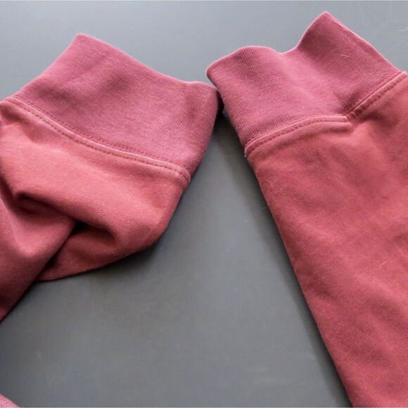 Eddie Bauer Men's Field Pro Long Sleeve Rugby Polo  L  Burgundy - Picture 4 of 4